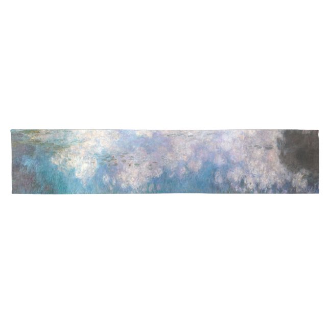 The Water Lilies - The Clouds, Claude Monet Short Table Runner (Horizontal)