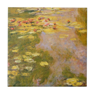 The Water Lily Pond by Claude Monet Ceramic Tile