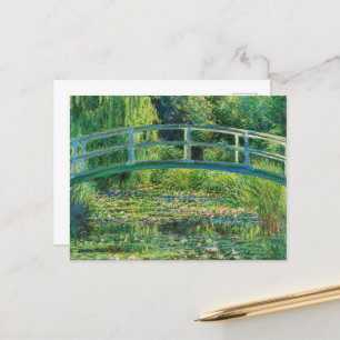 The Water-Lily Pond by Claude Monet Holiday Postcard
