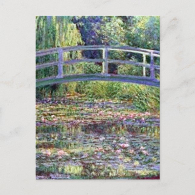 The Water Lily Pond by Claude Monet Postcard (Front)