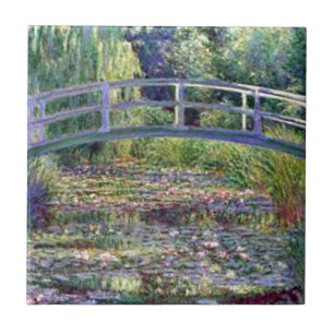 The Water Lily Pond by Claude Monet Tile
