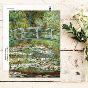 The Water Lily Pond Claude Monet Postcard