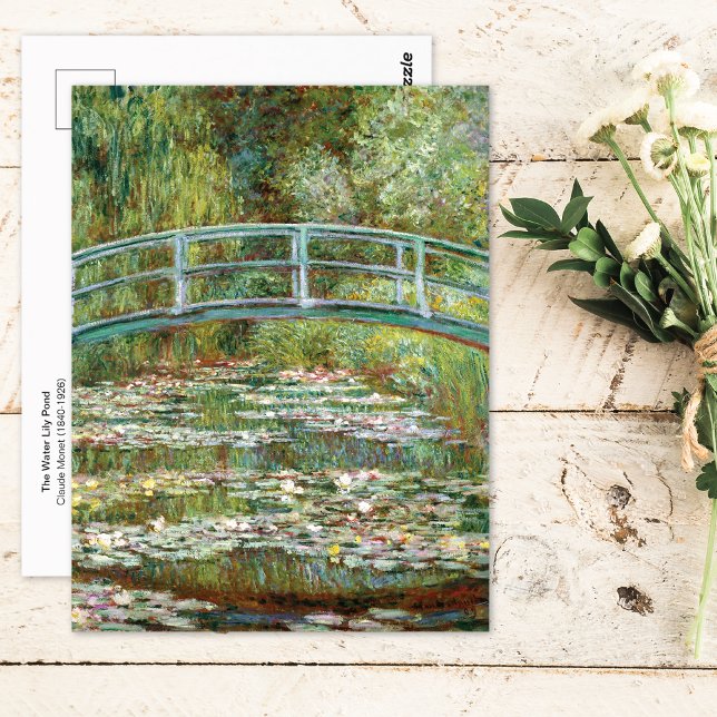 The Water Lily Pond Claude Monet Postcard (Creator Uploaded)