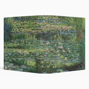 The Water-Lily Pond, Landscape Oil Painting, Monet Binder