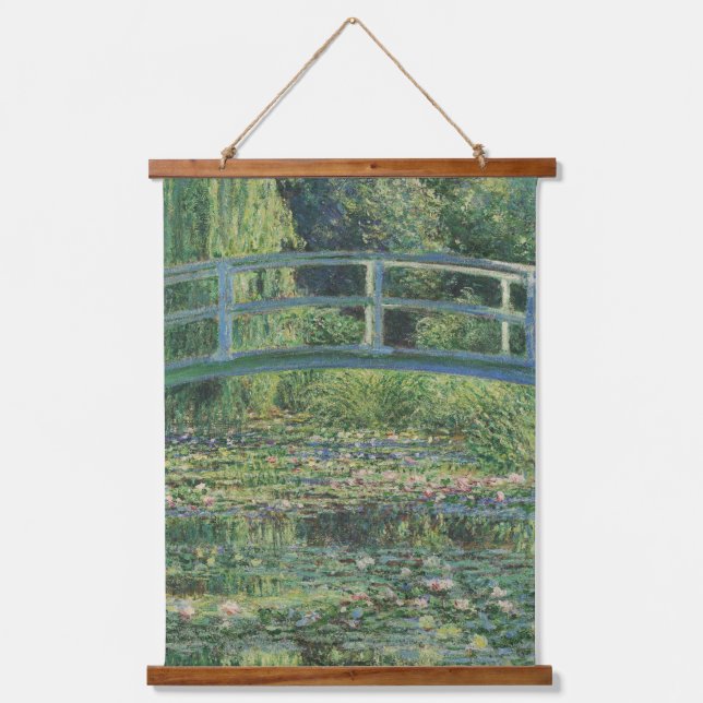 The Water-Lily Pond, Landscape Oil Painting, Monet Hanging Tapestry (Front)