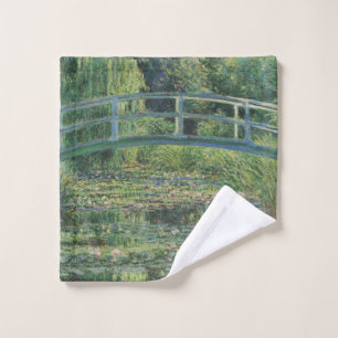 The Water-Lily Pond, Landscape Oil Painting, Monet Wash Cloth
