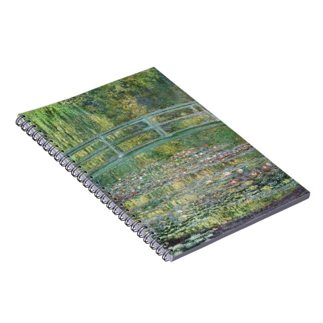 The Water Lily Pond | Vintage French Painting Notebook (Right Side)
