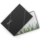 The Watercolor Pine Tree Forest Wedding Collection