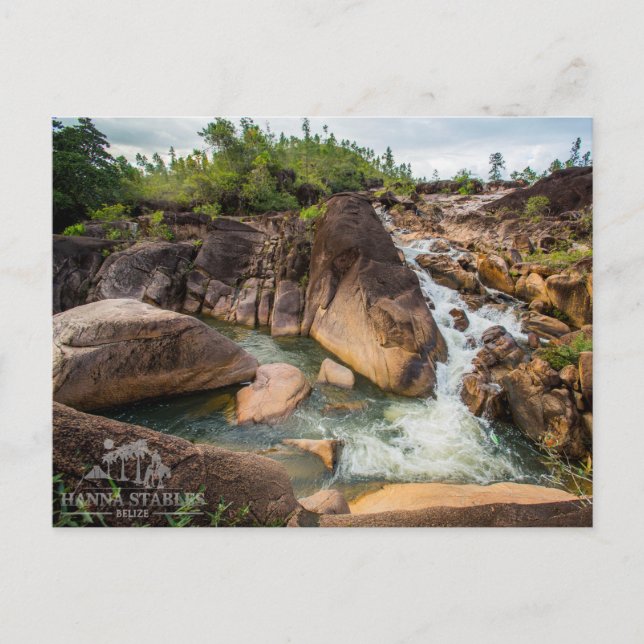The Waterfall at Mountain Pine Ridge Postcard (Front)