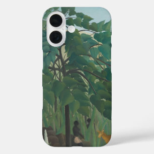 The Waterfall by Henri Rousseau, Vintage Fine Art iPhone 16 Case