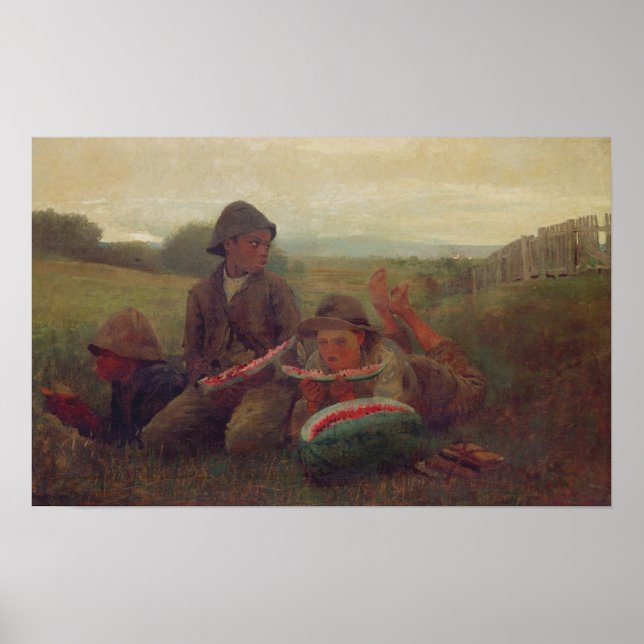 The Watermelon Boys, 1876 Poster (Front)