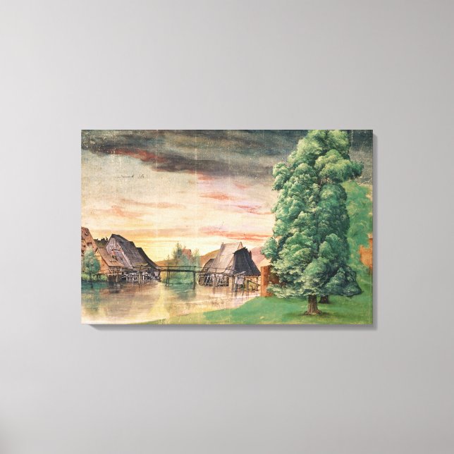 The Watermill, 1495-97 Canvas Print (Front)