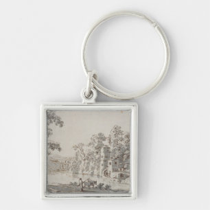 The Watermill by the Ford Keychain