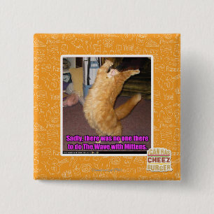 The Wave 2 Inch Square Button