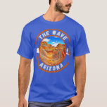 The Wave Arizona Sandstone Hike T-Shirt<br><div class="desc">The Wave Arizona Sandstone Hike .Check out our geology theme t shirt selection for the very best in unique or custom,  handmade pieces from our clothing shops.</div>