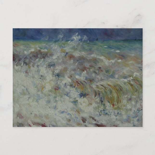 The Wave by Pierre-Auguste Renoir Postcard (Front)