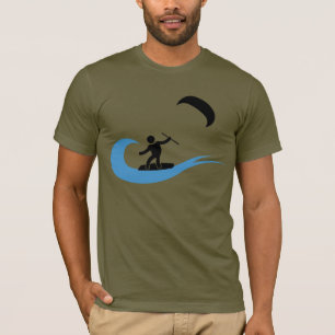 The wave cool kitesurfing icon T-Shirt