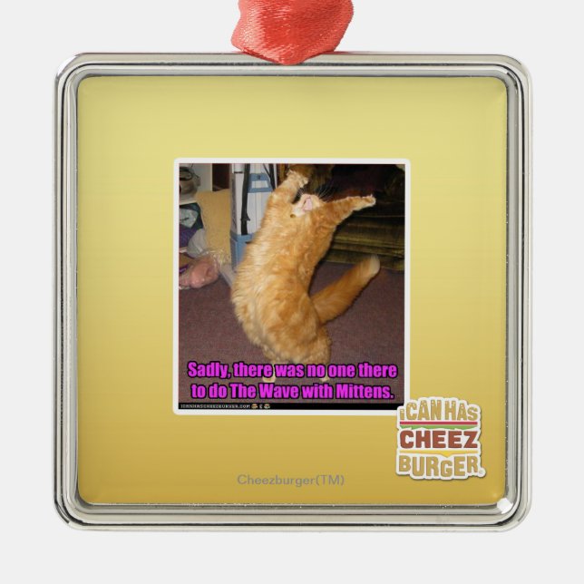 The Wave Metal Ornament (Front)