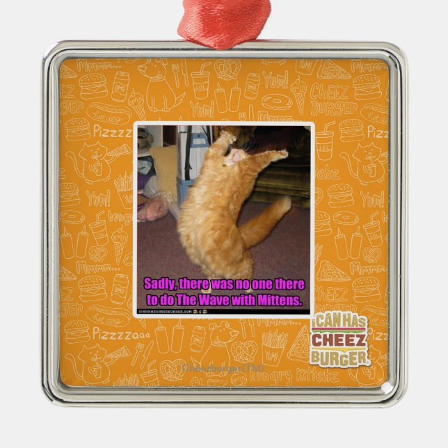 The Wave Metal Ornament (Front)