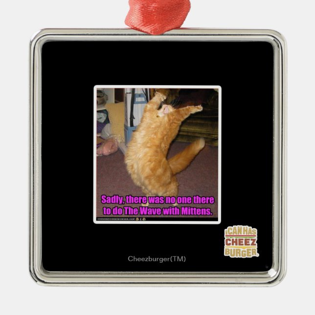 The Wave Metal Ornament (Front)