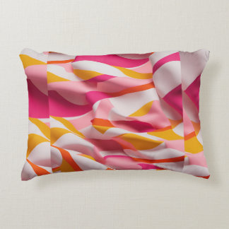 The Wave of Bright Accent Pillow