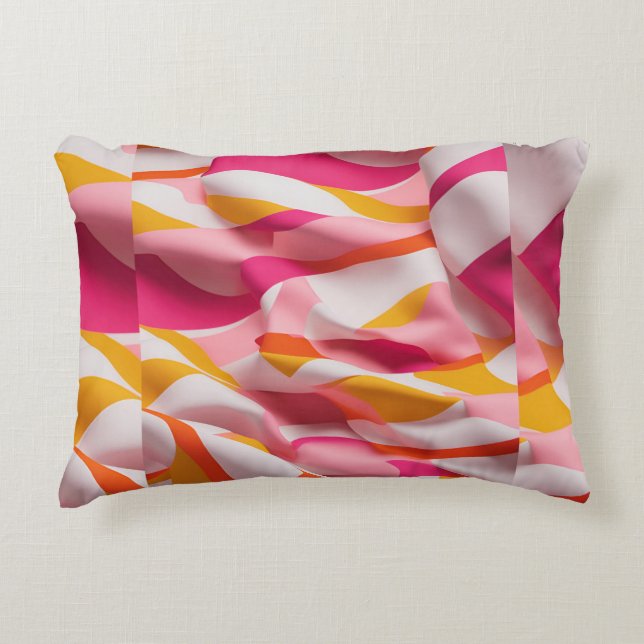 The Wave of Bright  Accent Pillow (Front)