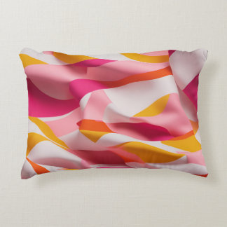 The Wave of Bright Accent Pillow
