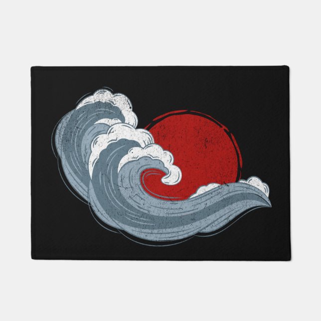 The wave of Kanagawa Doormat (Front)