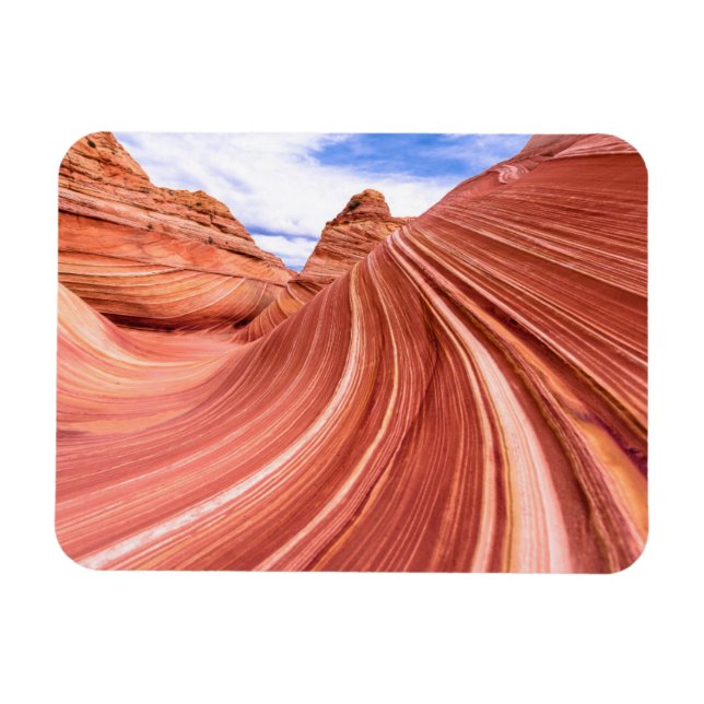 The Wave Sandstone Rock Formation Magnet (Horizontal)