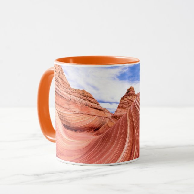 The Wave Sandstone Rock Formation Mug (Front Left)