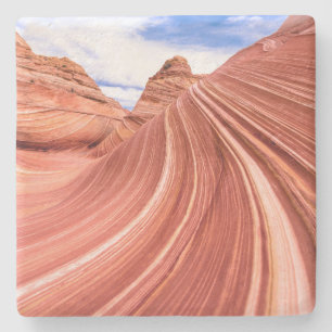 The Wave Sandstone Rock Formation Stone Coaster
