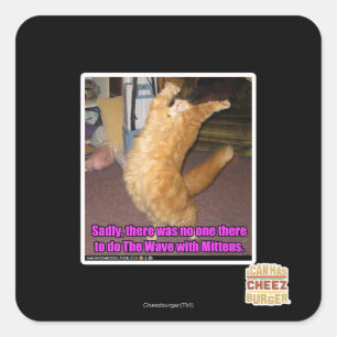 The Wave Square Sticker