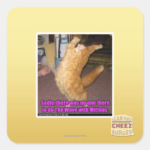 The Wave Square Sticker