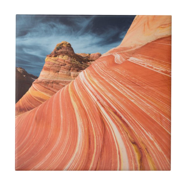 The wave, vermilion cliffs, Arizona Tile (Front)