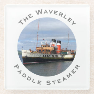 The Waverley Paddle Steamer Glass Coaster