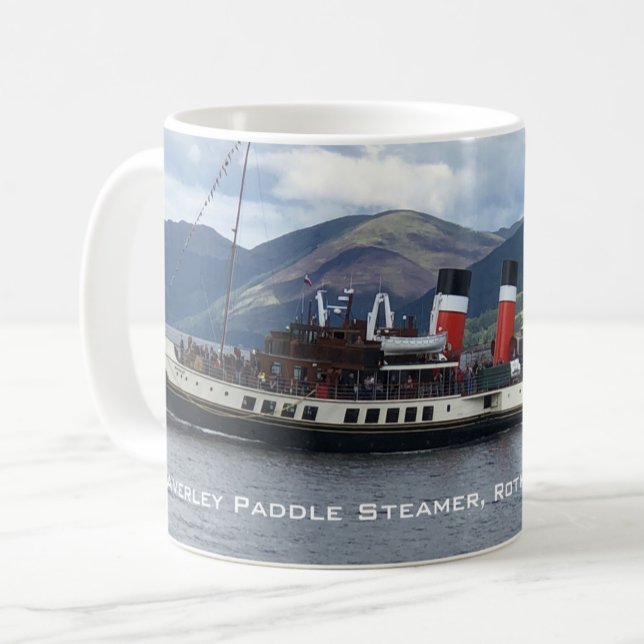 The Waverley Paddle Steamer off Scotland Coffee Mug (Creator Uploaded)