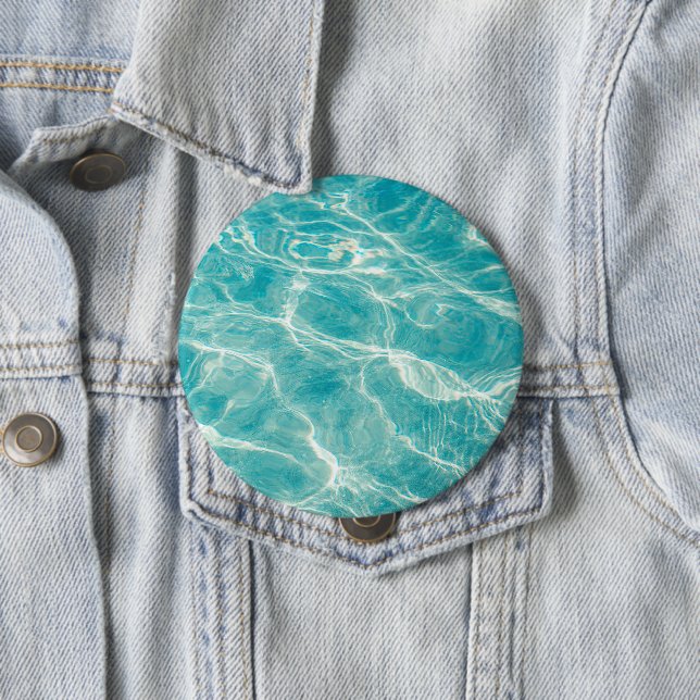 the waves of the sea 4 inch round button (In Situ)