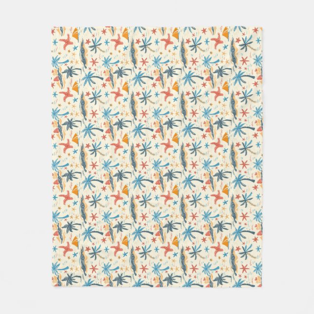 The Waves Of The Sea Help Me Get Back To Me Fleece Blanket (Front)
