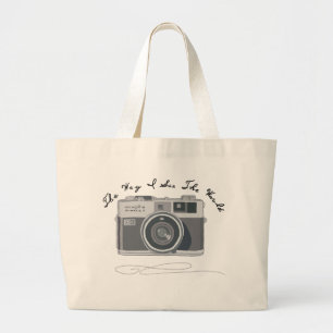 The Way I See The World Large Tote Bag