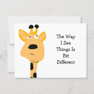 The Way I See Thinks Postcard