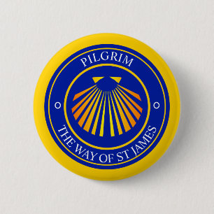 The way of St James pilgrims  2 Inch Round Button