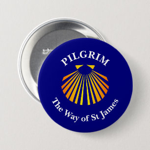 The Way of St James pilgrims 3 Inch Round Button