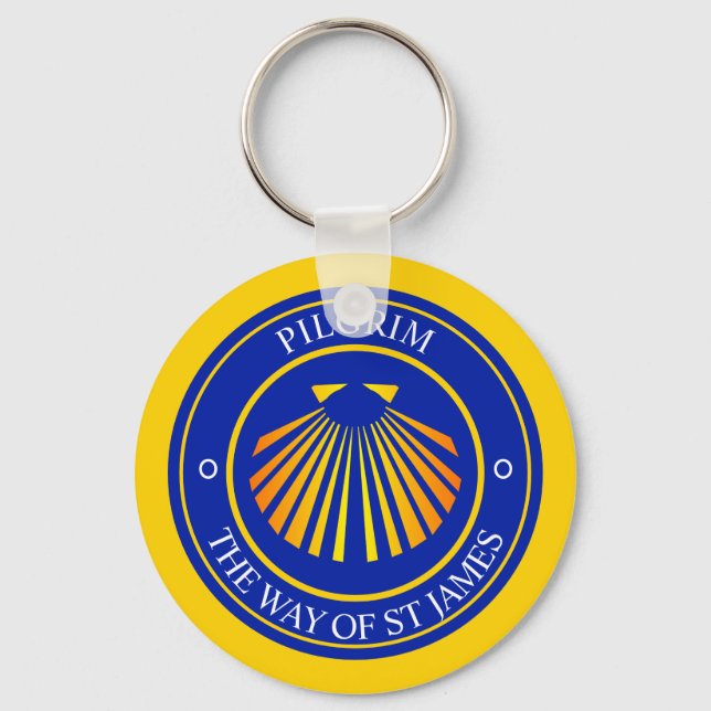 The way of St James pilgrims  Keychain (Front)