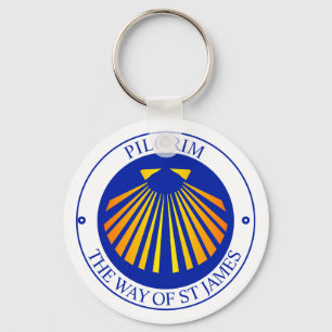 The way of St James pilgrims   Keychain