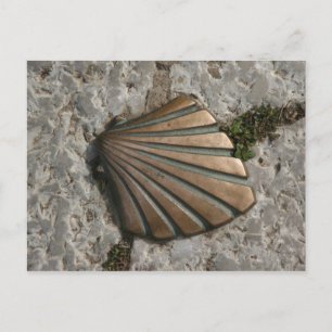 The Way of St. James, Scallop Route Marker Postcard