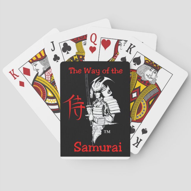 "The way of the Samurai"   Playing Cards (Back)
