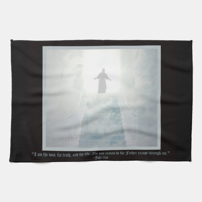 The Way Religious Kitchen Towel (Horizontal)