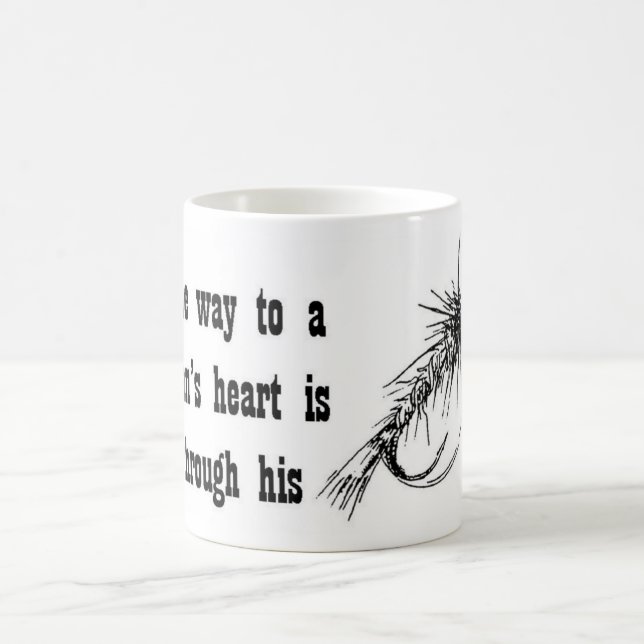 The Way to a man's heart is through his... Coffee Mug (Center)