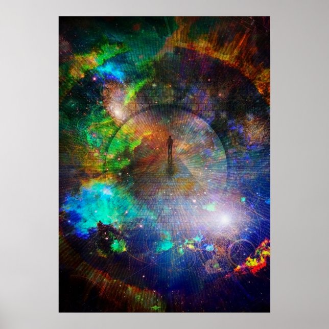 The way to Eternity. Spiritual composition Poster (Front)