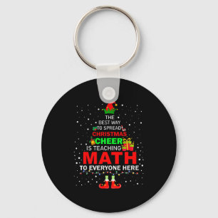 The Way To Spread Christmas Cheer Is Teaching Math Keychain